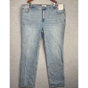 Abercrombie 90s Straight Ultra High Rise Jeans 37x24L NWT Y2K